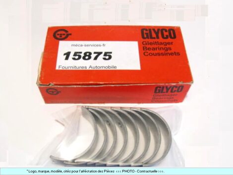 Coussinets de bielles FORD Fiesta 1100 1,1L TR STD - GLYCO 01-3402-4 – Image 2