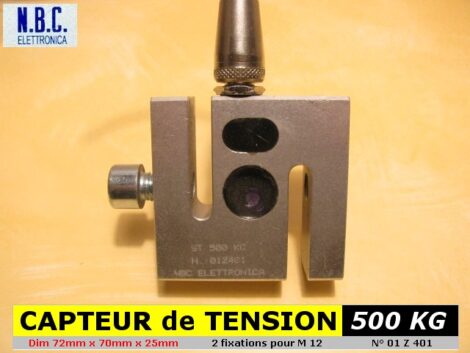 Capteurs de force en traction mode ST 500 KG - NBC Elettronica 01Z383 et 01Z401 – Image 4