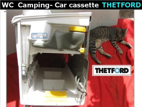 Acompte 50€ - WC camping car THETFORD cassette 12 volts modèle C2 LH A-MKT D3 (Vente sur place) – Image 2